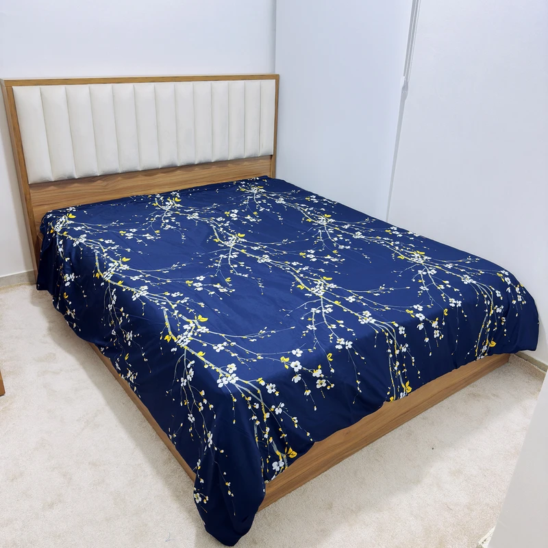 کاور لحاف ناتوسا مدل شکوفه دو نفره سایز 200x220 سانتی متر