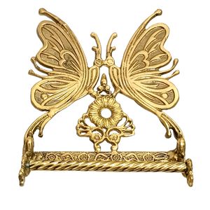 جا حوله ای برنجی مدل پروانه کد H-1085