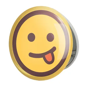 آینه جیبی خندالو طرح ایموجی Emoji مدل تاشو کد 5381 