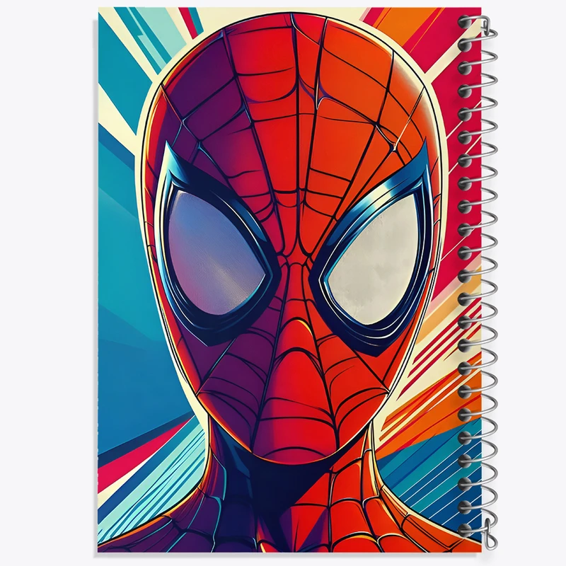 دفتر شطرنجی 50 برگ خندالو طرح مرد عنکبوتی (Spider Man) کد F7987