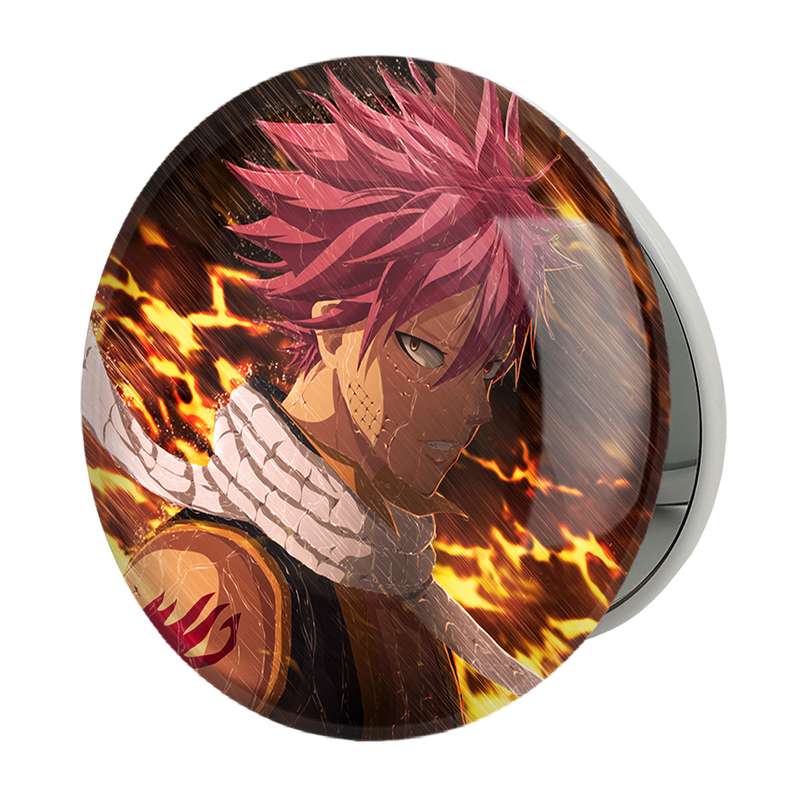 آینه جیبی خندالو طرح ناتسو انیمه فری تیل Fairy Tail مدل تاشو کد 16511
