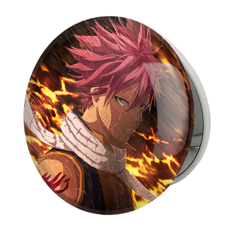 آینه جیبی خندالو طرح ناتسو انیمه فری تیل Fairy Tail مدل تاشو کد 16511