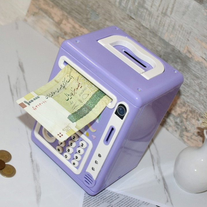قلک مدل رمزدار یونیکورن طرح گاو صندوق