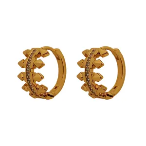 گوشواره زنانه ژوپینگ مدل حلقه ای کد NE 011