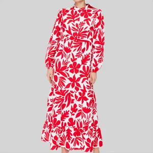 پیراهن یقه ایستاده زنانه ترندیول مدل 771852233