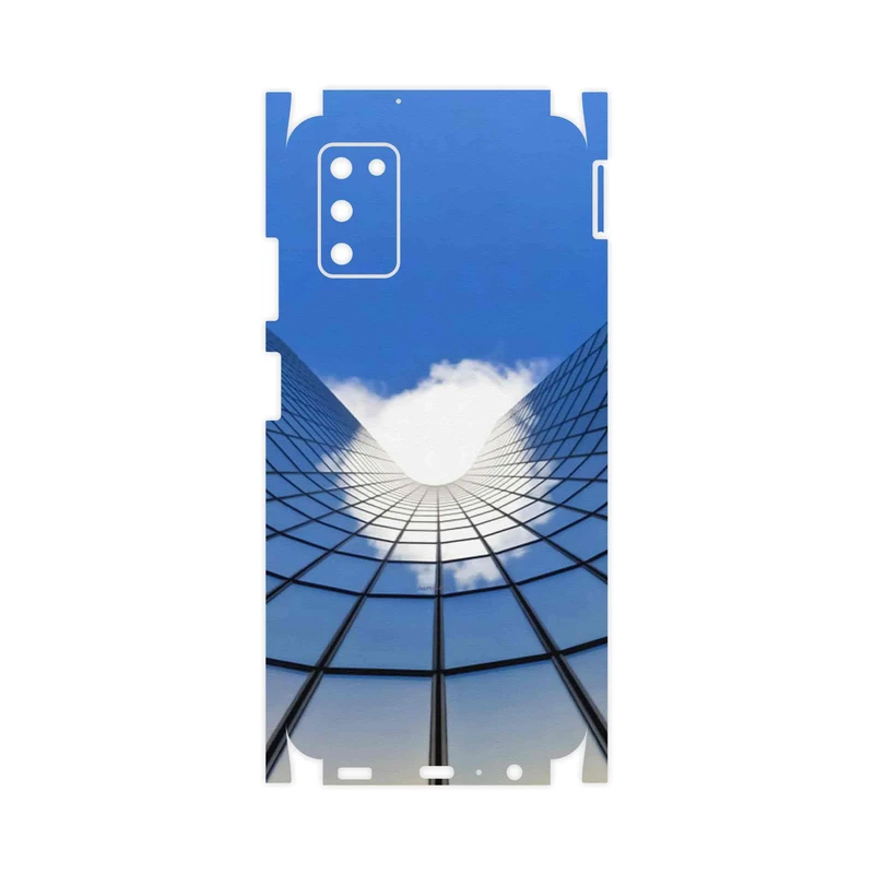 برچسب پوششی ماهوت مدل Glass skyscraper-FullSkin مناسب برای گوشی موبایل سامسونگ Galaxy A03S