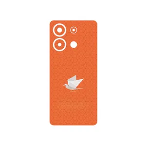 MAHOOT Minimalist origami bird Cover Sticker for Xiaomi Redmi Note 13 4G