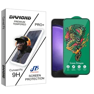 JF Diamond Green_Dragon Screen Protector For Samsung  Galaxy S23 Fe