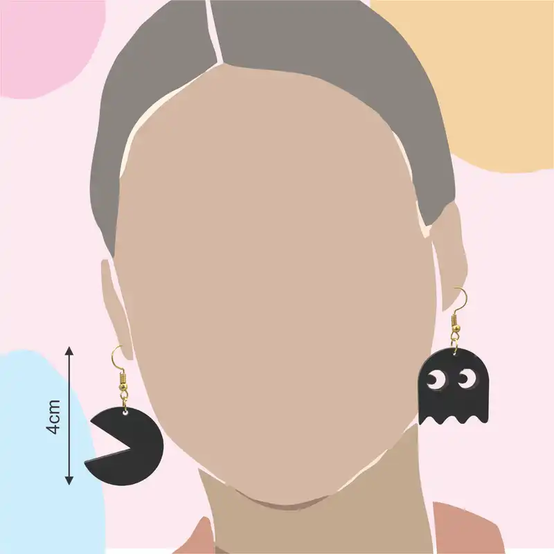 گوشواره زنانه هانستو مدل E2-018 مجموعه دو عددی