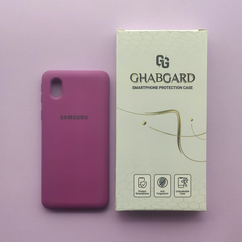  کاور قاب گارد مدل سیلیکونی ساده مناسب برای گوشی موبایل سامسونگ Galaxy A01 Core / M01 Core