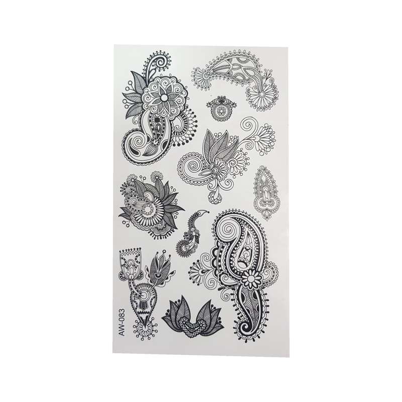 برچسب تتو موقت مدل mh- siros new AW083