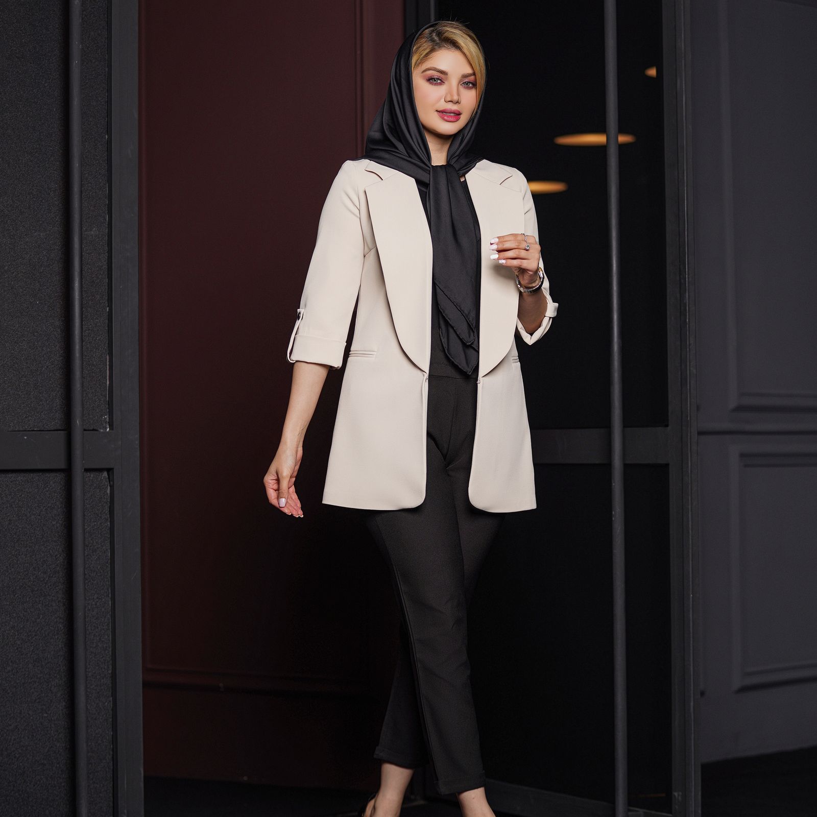 مانتو کتی زنانه السانا مدل شاهان کد 79709 -  - 8