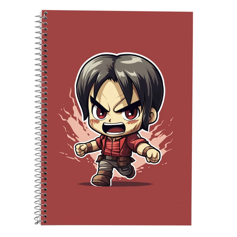 دفتر زبان 50 برگ مدوپد مدل سه خط طرح تایتان Titan کد DF11800