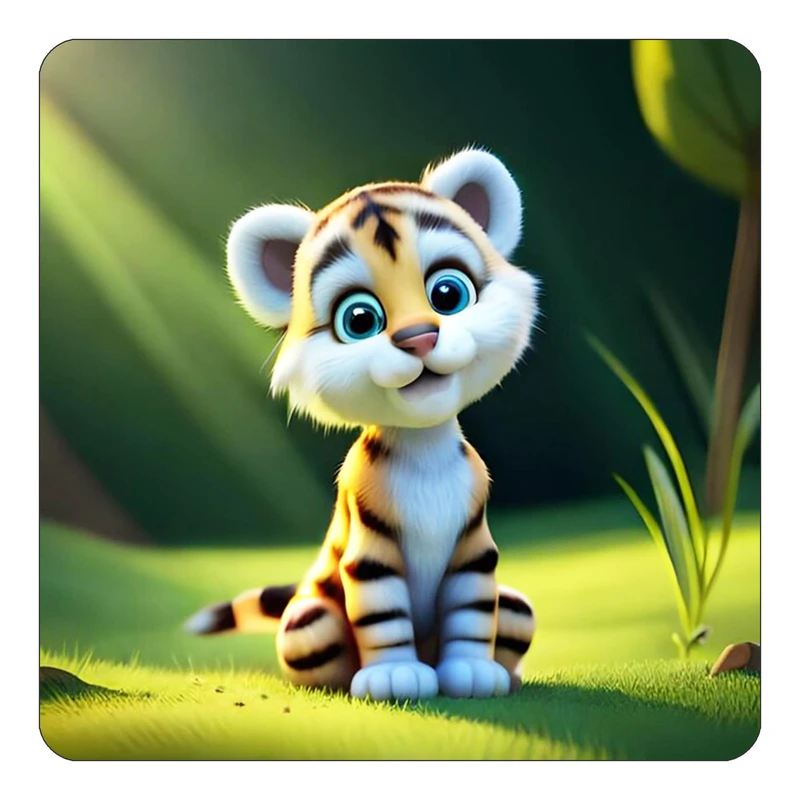 مگنت کاکتی طرح حیوانات کارتونی مدل mp27699