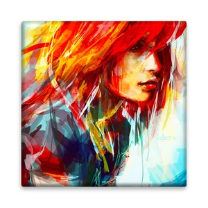 کاشی مدل R1062 طرح نقاشی دختر