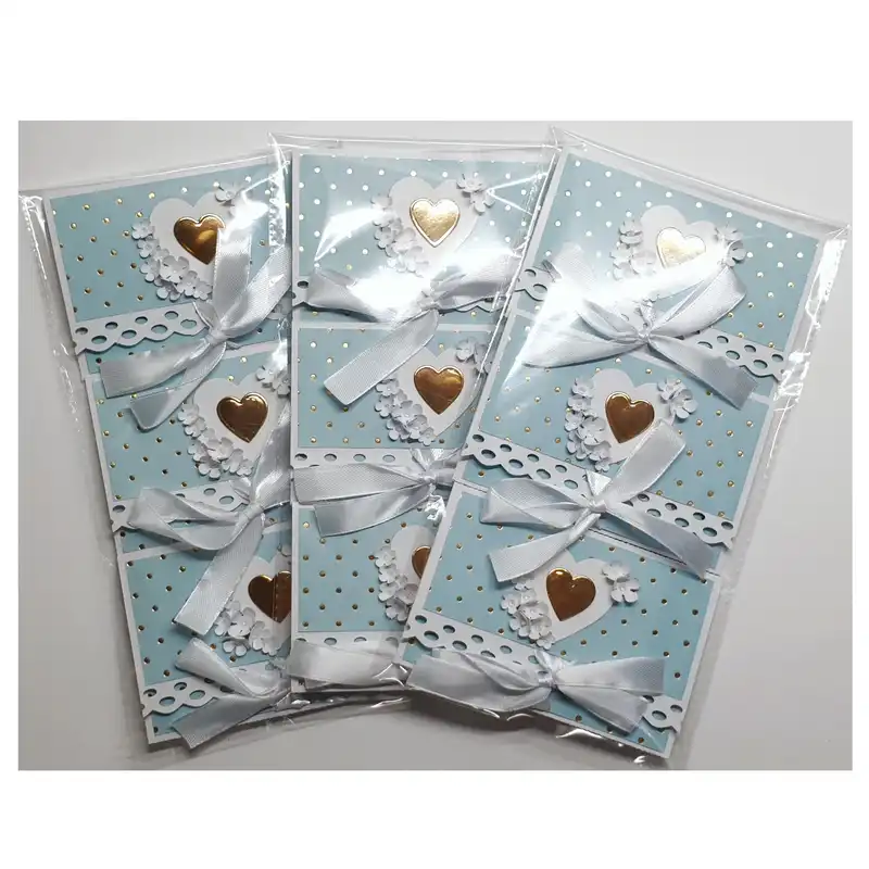 پاکت هدیه مدل پاکت سکه مدل قلب 3عددی