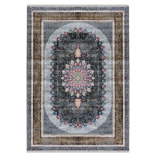 فرش ماشینی مدل گیتا زمینه فیلی