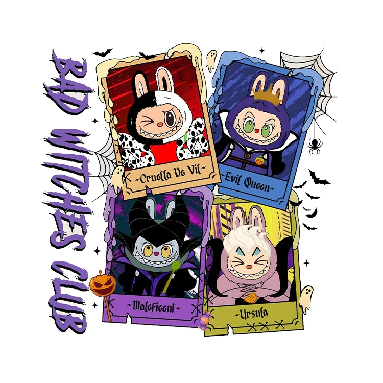 استیکر پارچه و لباس پاد آفرین مدل عروسک لبوبو کد S2148