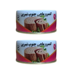 کنسرو ماهی تن در روغن نسرین - 180 گرم بسته 2 عددی
