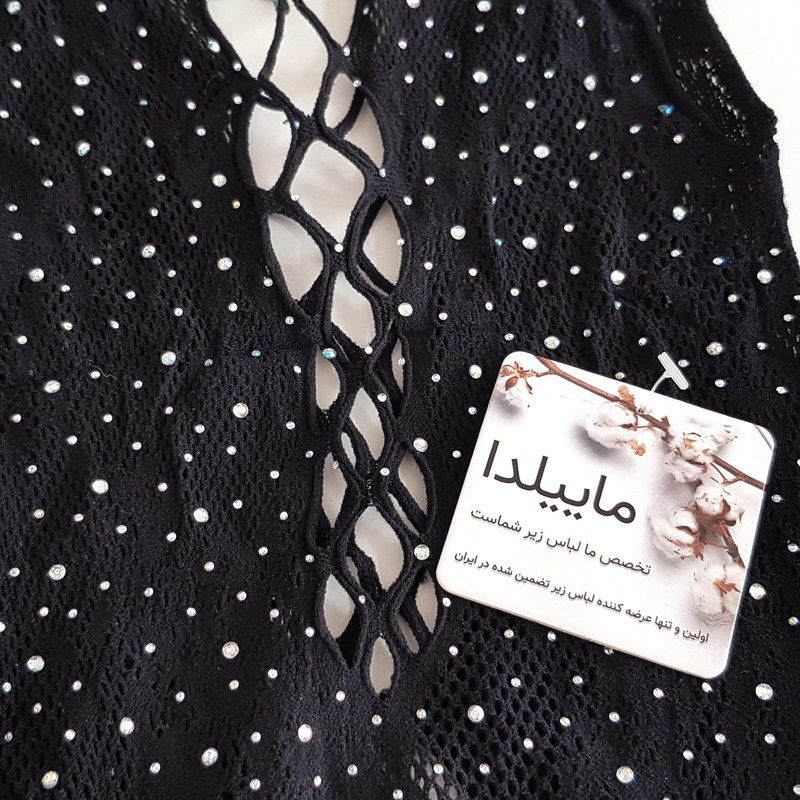 لباس خواب زنانه ماییلدا مدل نگین دار فانتزی کد 4860-7191 رنگ مشکی 3 در وبزینر لباس خواب زنانه ماییلدا مدل نگین دار فانتزی کد 4860-7191 رنگ مشکی