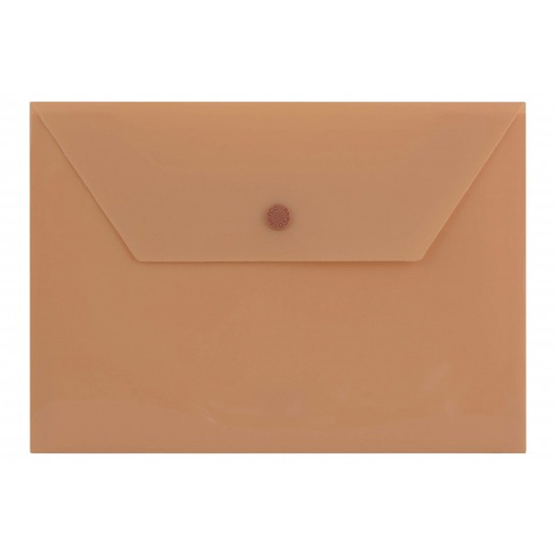 پوشه دکمه دار پاپکو کد B5-ClearM سایز A5 بسته 2 عددی