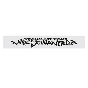 برچسب شیشه خودرو طرح ویندشیلد مدل آفتابگیر-MOST WANTED