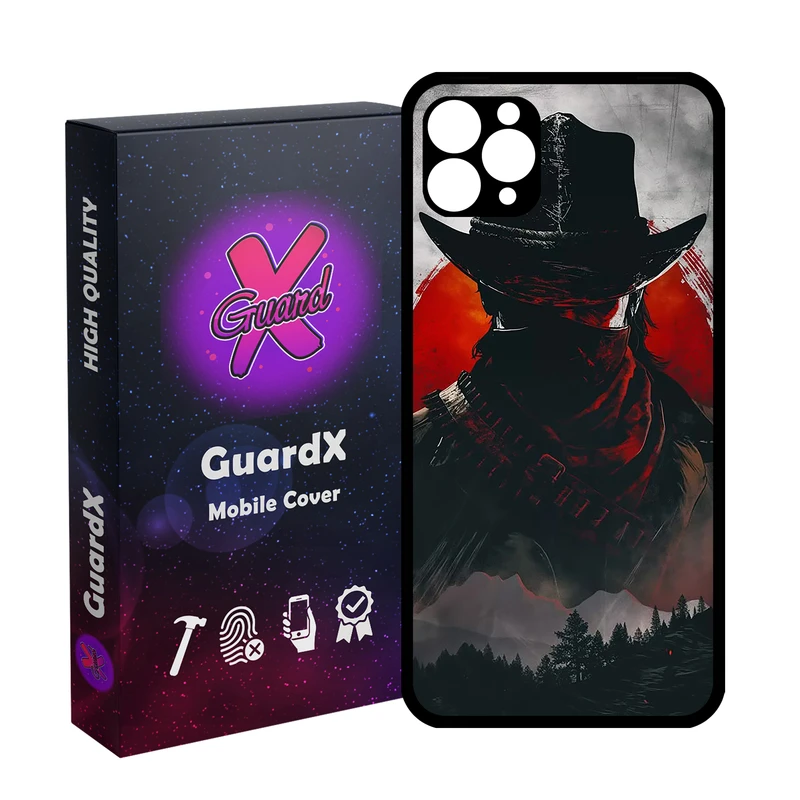 کاور گارد ایکس طرح Red Dead Redemption مدل Glass10733 مناسب برای گوشی موبایل اپل iPhone 11 Pro Max
