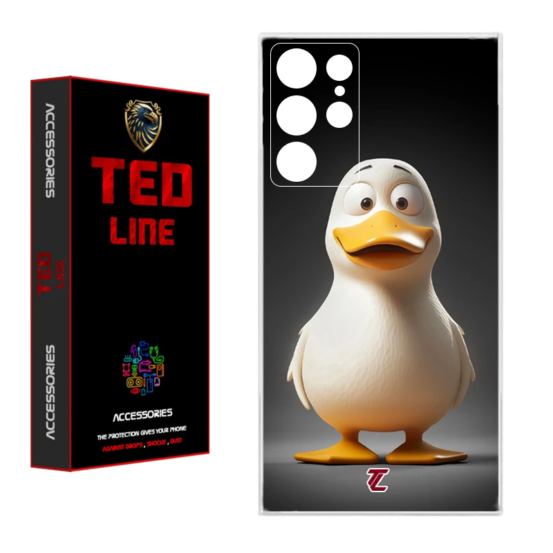 کاور تد لاین طرح اردک کد 1124 مناسب برای گوشی موبایل سامسونگ Galaxy S23 Ultra