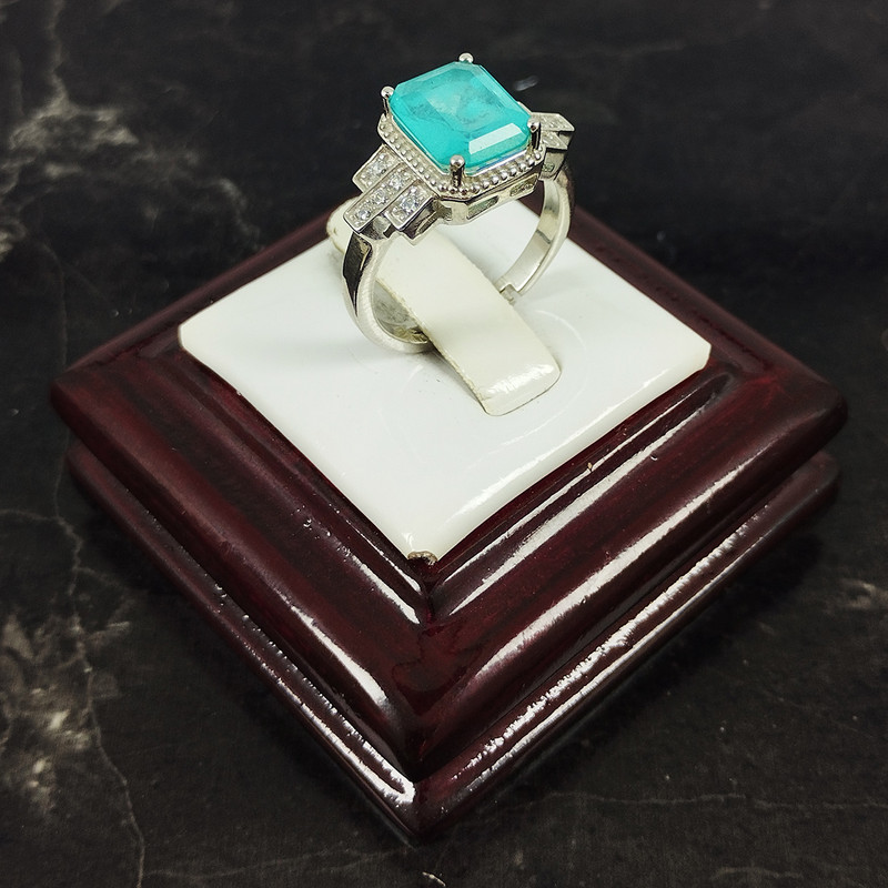 انگشتر نقره زنانه سلین کالا مدل توپاز کد D-4