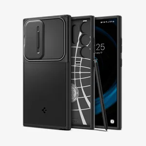 کاور اسپیگن مدل Optik Armor مناسب برای گوشی موبایل سامسونگ Galaxy S24 Ultra