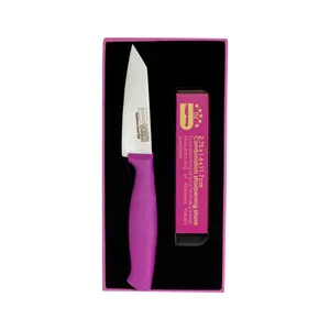 چاقو و سنگ چاقو تیزکن ثمین دست زنجان مدل SDZ22N-137