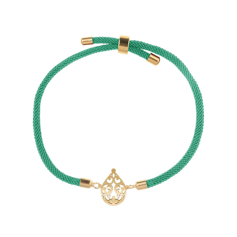 دستبند طلا 18 عیار زنانه مدوپد مدل اسلیمی کد D35-10579