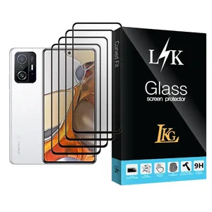 LKG LK Glass MIX004 Screen Protector For Xiaomi 11T Pro Pack Of 4