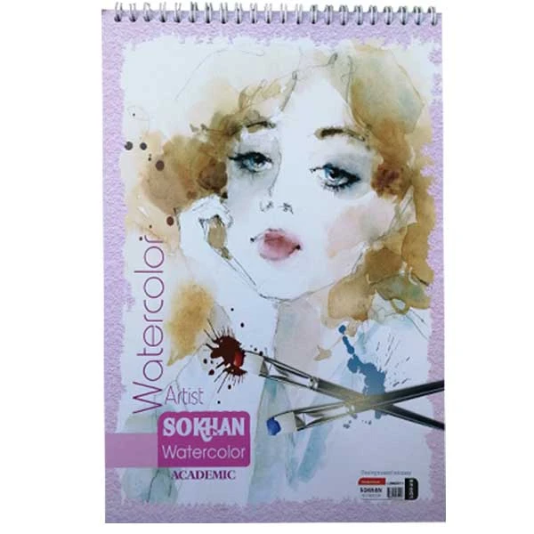 دفتر آبرنگ سخن کد 34