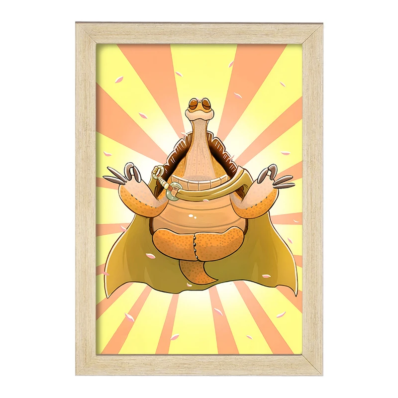 تابلو خندالو مدل پاندا کونگ فو کار کد F10352