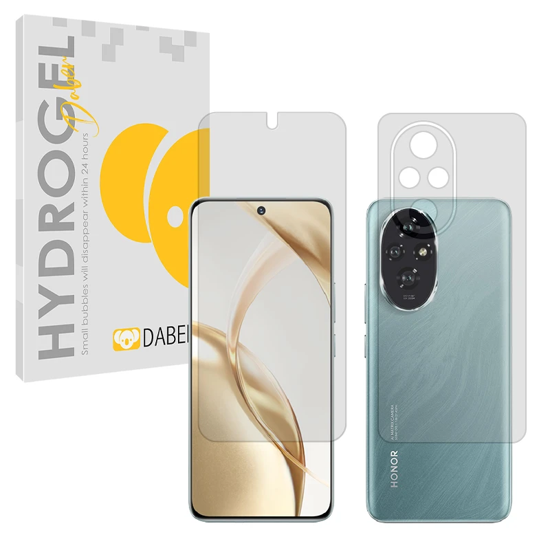 محافظ صفحه نمایش شفاف دبن مدل Tough مناسب برای گوشی موبایل آنر 200 به همراه محافظ پشت گوشی