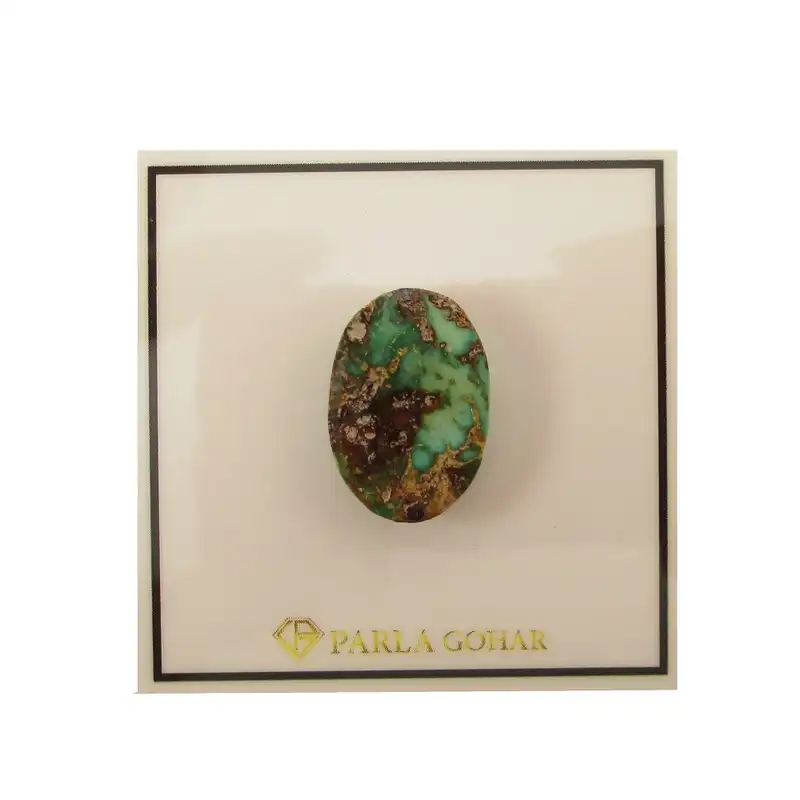 سنگ فیروزه نیشابوری پارلا گوهر کد 5731