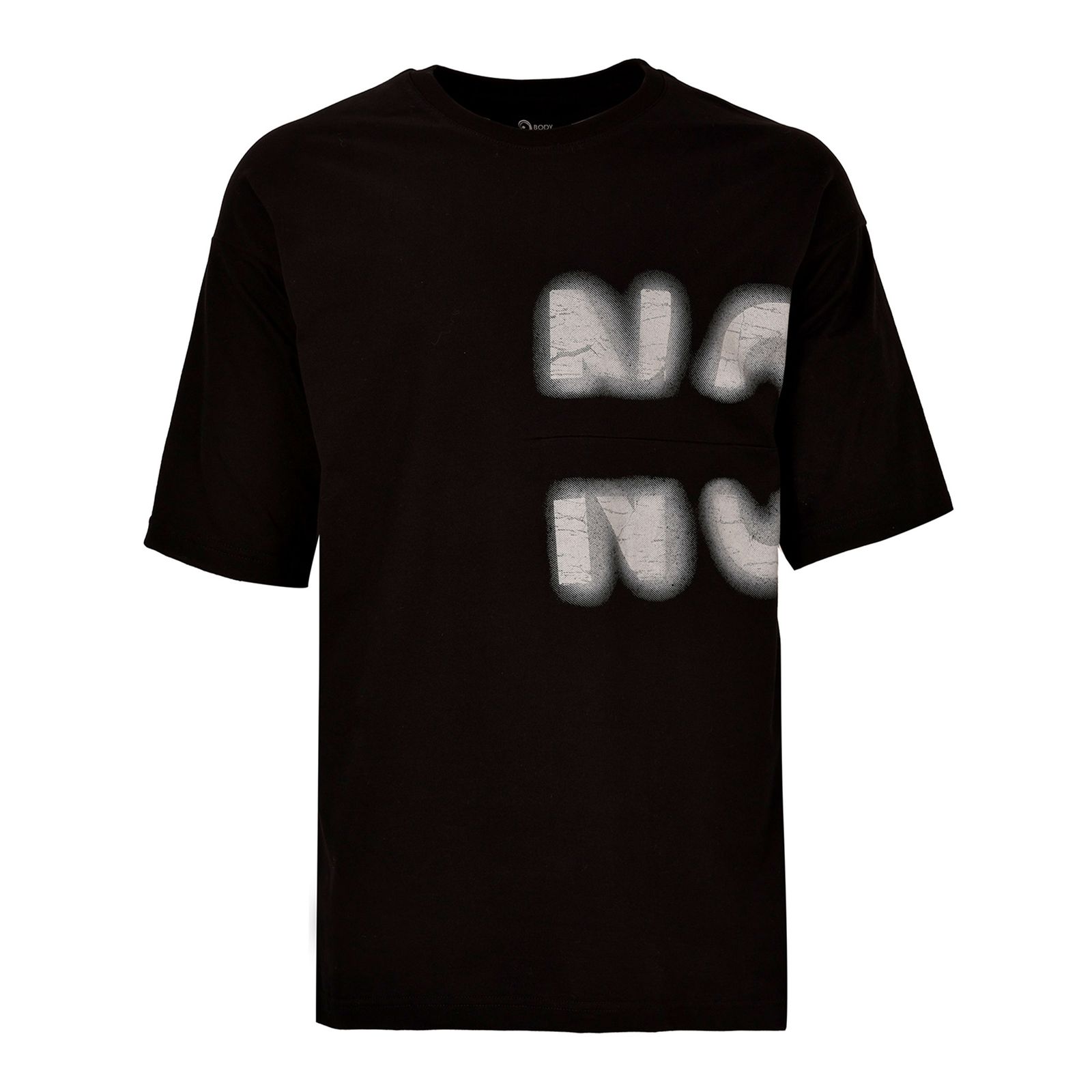 تی شرت آستین کوتاه مردانه بادی اسپینر مدل 3441 رنگ مشکی -  - 1