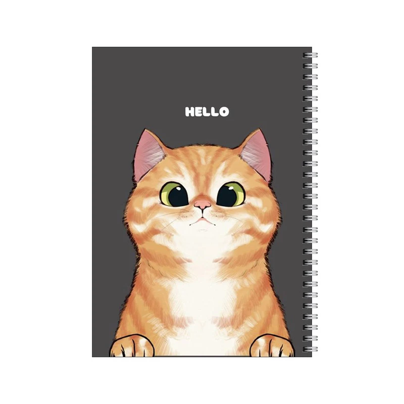 دفتر مشق 100 برگ بامبیلیپ طرح گربه کیوت کد 5030205