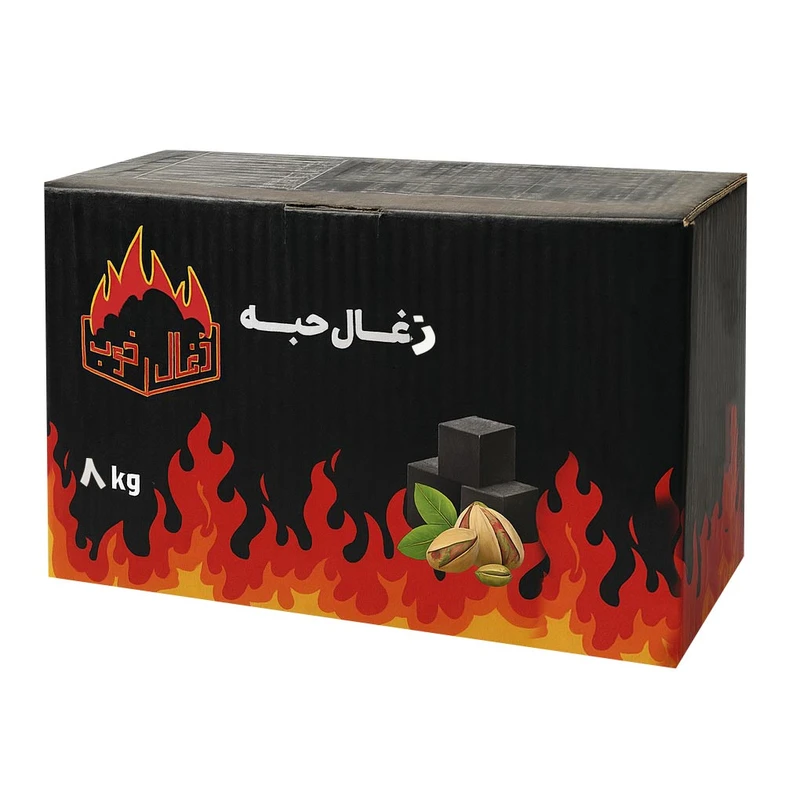 زغال فشرده زغال خوب مدل 5361 حبه پسته وزن 8 کیلوگرم