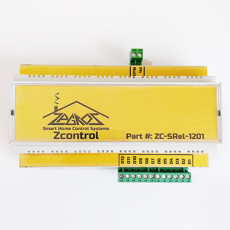 رله سوئیچ هوشمند زاگرس زد کنترل مدل 12 کانال کد ZC-SRel1201