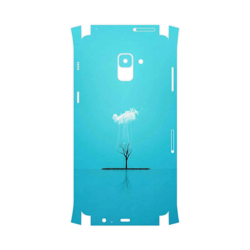 برچسب پوششی ماهوت مدل Minimal Tree-FullSkin مناسب برای گوشی موبایل سامسونگ Galaxy A8 Plus 2018