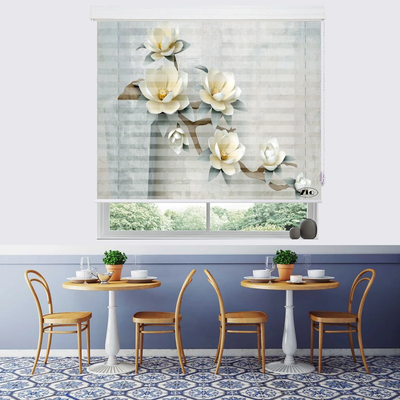 پرده زبرا زیو مدل 3D-1067 سایز 150x200 سانتی متر