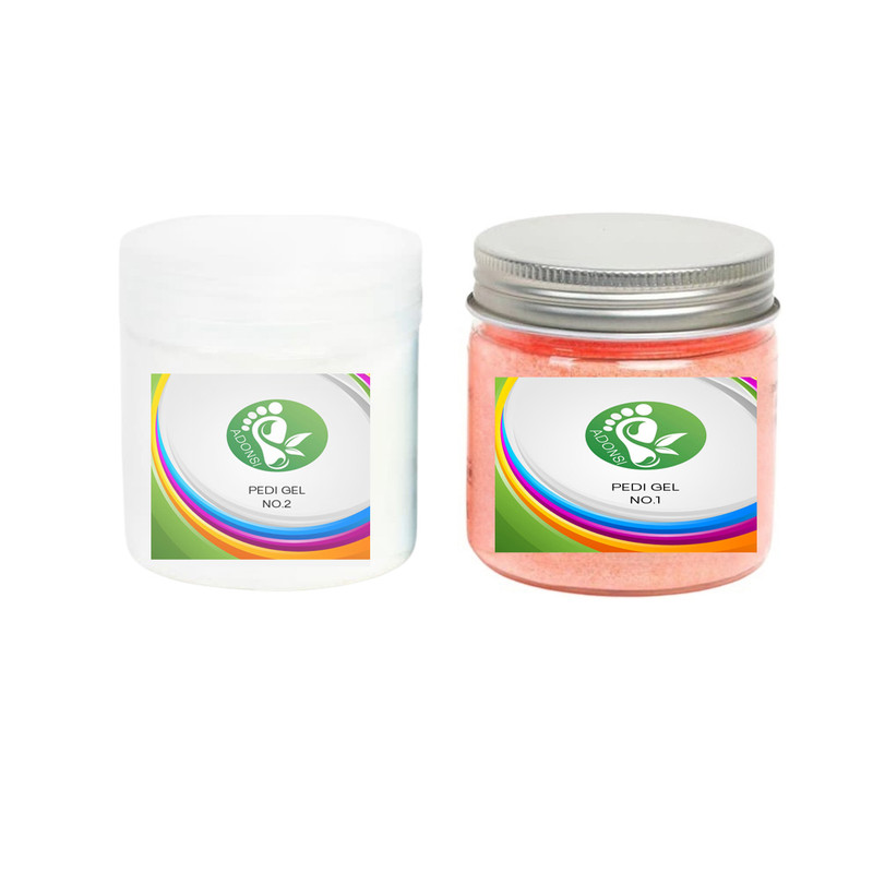 پدی ژل پدیکور آدونسی مدل هندوانه وزن 250 گرم به همراه حلال آدونسی مدل 02 وزن 250 گرم