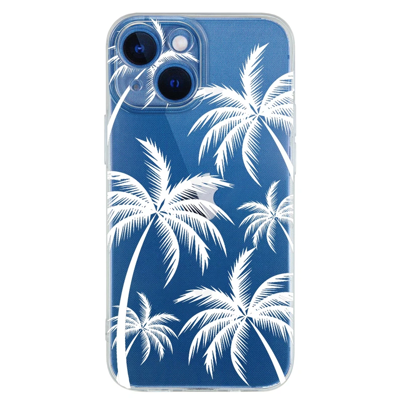 کاور مگافون طرح نخل مدل C52-W مناسب برای گوشی موبایل اپل iPhone 13 mini