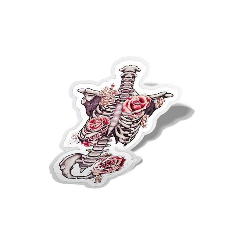 استیکر لپ تاپ طرح bones and botany کد ST236