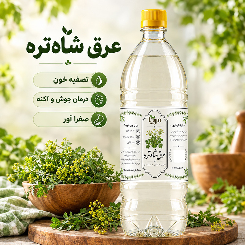 عرق شاه تره مِرنا - 1.3 لیتر