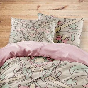 سرویس روتختی مدوپد طرح گلشن مدل pod00266 یک نفره 4 تکه