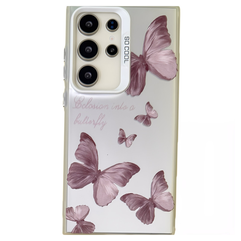 کاور مدل so cool طرح پروانه مناسب برای گوشی موبایل سامسونگ Galaxy S24 Ultra