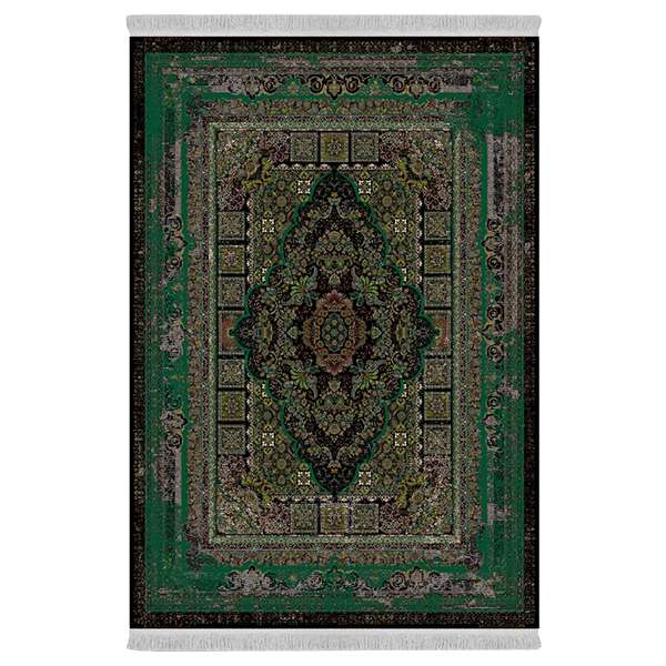 فرش پارچه‌ای دفه مدل فرشینه طرح مدرن کد 1024